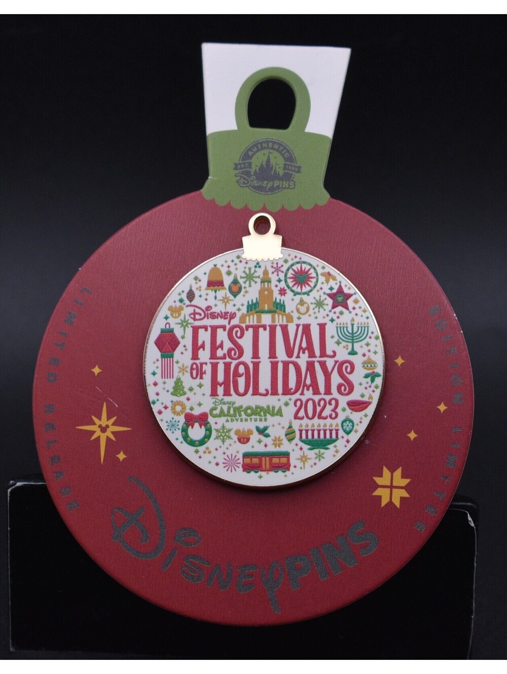 Disney Festival Of Holidays 2023 Hanukkah Ornament Pin (C4)